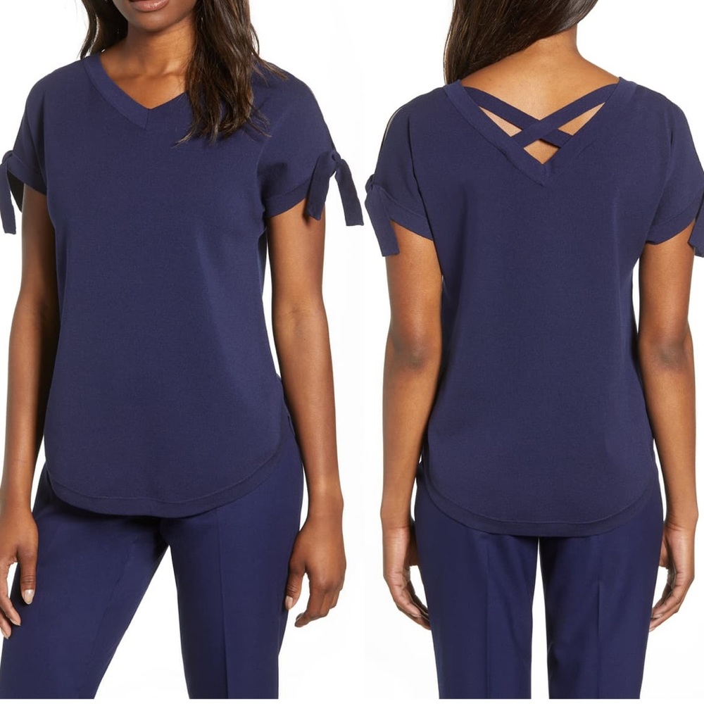 Anne Klein Crisscross back sweater